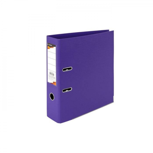 Папка-регистратор, формат А4, 75 мм, inФОРМАТ, цвет фиолетовый