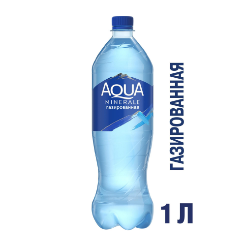 Вода питьевая Aqua Minerale газированная столовая 1 л