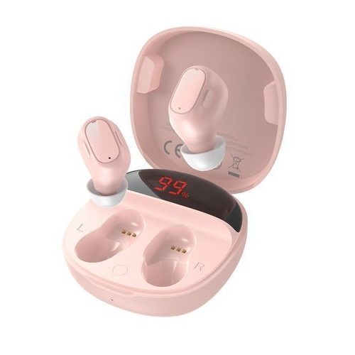 Беспроводные наушники Baseus Encok True Wireless Earphones WM01 Plus Pink