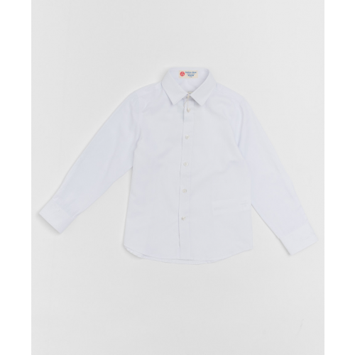 Белая фактурная рубашка Button Blue для мальчиков 98