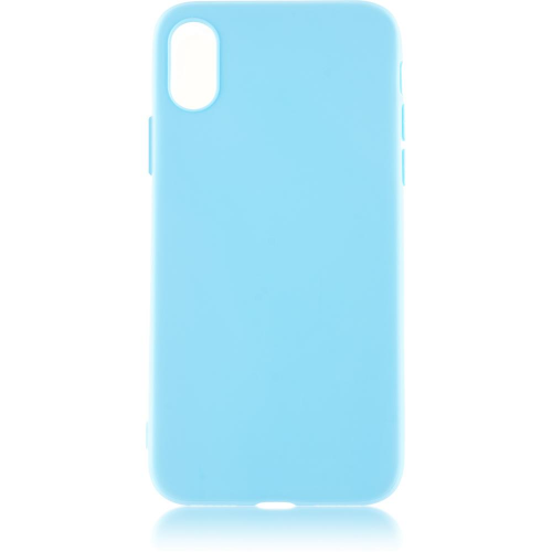 Чехол для Apple iPhone Xs Brosco Colourful, голубой