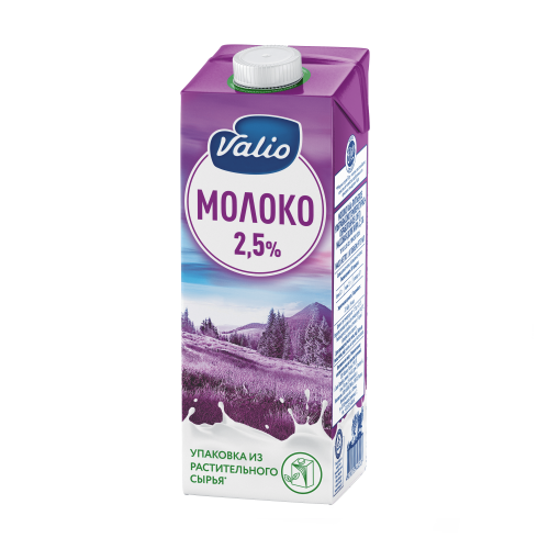 Молоко Valio ультрапастеризованное 2.5% 1 л