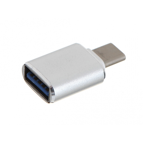 Аксессуар GCR USB Type-C - USB 3.0 M/AF Silver GCR-52302