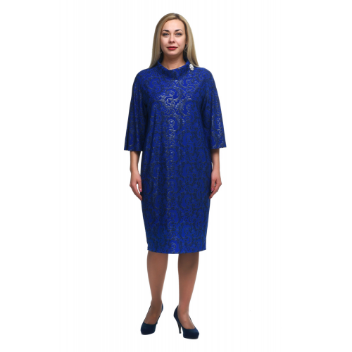 Платье женское OLSI 1805019 синее 48 RU