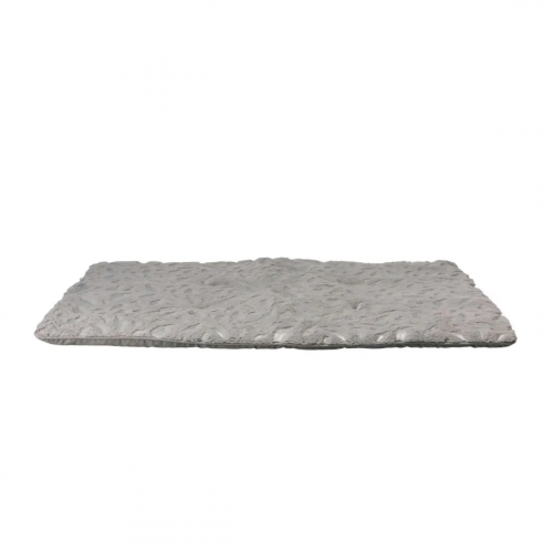 Коврик для собак TRIXIE Feather плюш, серый, 100x70 см