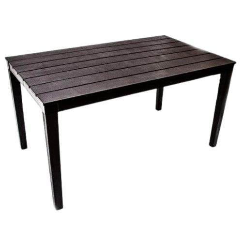 Стол для дачи обеденный Элластик-Пласт Прованс ЭП762938шк brown 140x80x71 см