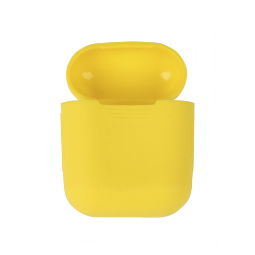 Чехол mObility для APPLE AirPods Silicone Yellow