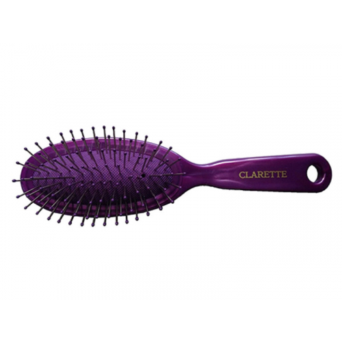 Щетка для волос CLARETTE массажная малая с металлическими зубьями