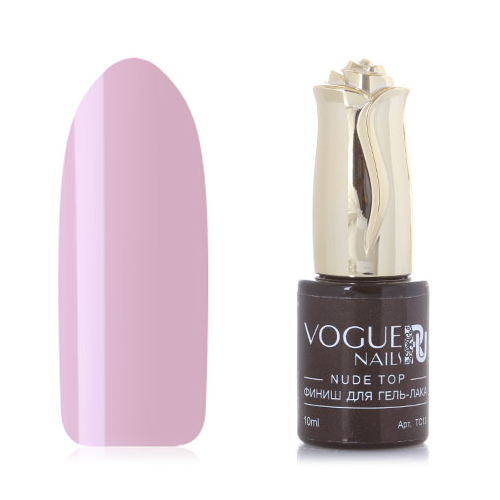 Топ Vogue Nails Nude камуфлирующий розовый без эффектов без липкого слоя 10 мл