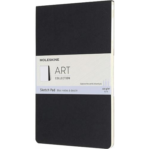 Блокнот для рисования Moleskine "Art soft sketch pad" А4 88 стр., цвет черный