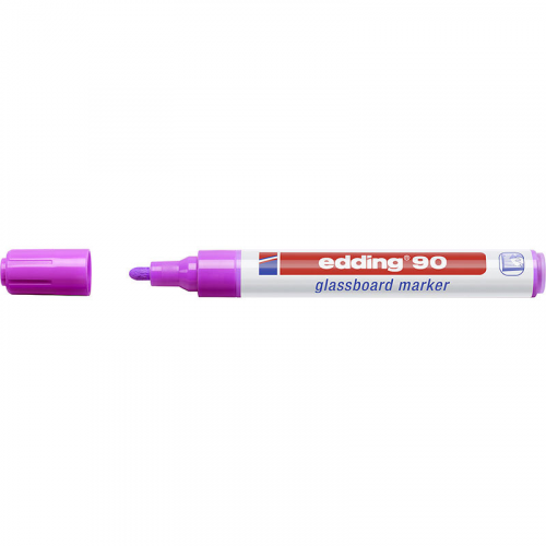 Маркер для стеклянной доски, круглый наконечник, 2-3мм Фиолетовый E-90#8