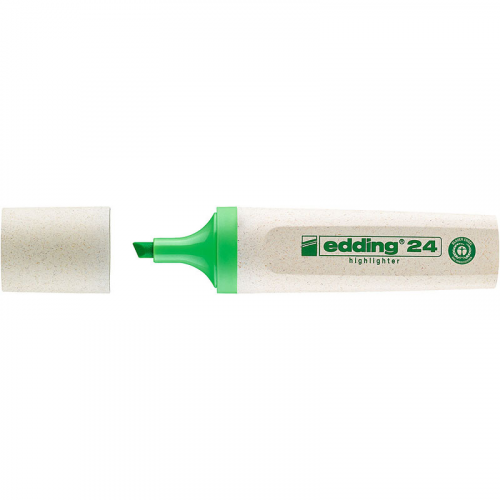 Текстовыделитель EcoLine, клиновидный наконечник, 2-5 мм Светло-зеленый E-24#11