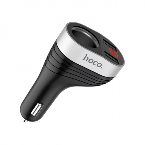 Автомобильное зарядное устройство Hoco Z29 Regal (Черный)