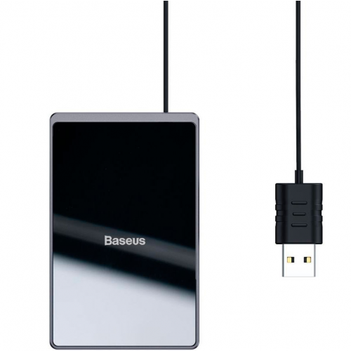 Беспроводное зарядное устройство Baseus Card Ultra-thin (WX01B-01) 15 W, black