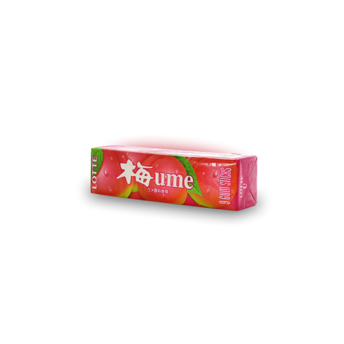 Жевательная резинка LOTTE UME GUM со вкусом японской сливы 31 грамм Упаковка 15 шт