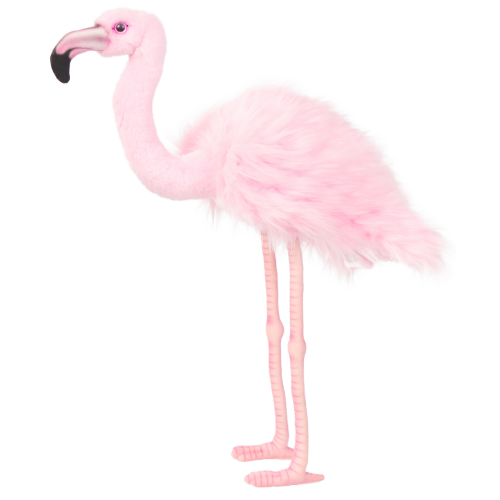 Реалистичная мягкая игрушка Hansa Creation Розовый фламинго, 38 см