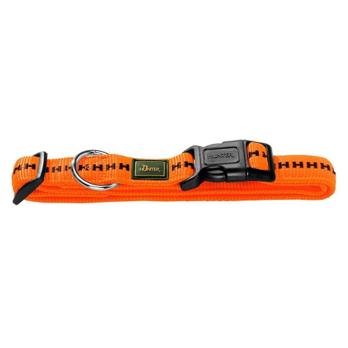 Ошейник для собак Hunter Power Grip оранжевый XL, 45-65 см, оранжевый