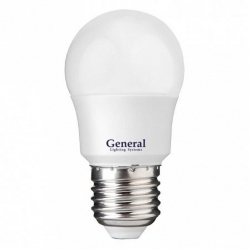 Лампочка светодиодная General, GLDEN-G45F-10-230-E27-4500, 10W, E27