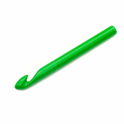 Крючок вязальный 15,00 мм/17 см, пластик, цветные PONY44371