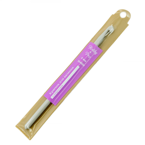 Крючок для вязания с покрытием, 6 мм, Hobby&Pro954600