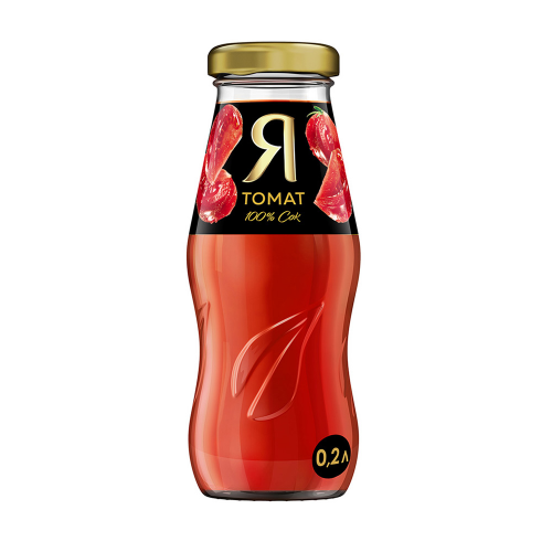 Сок "Я" томатный с солью с мякотью 200 мл, Бельгия