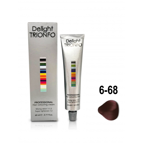 Краска для волос Constant Delight Trionfo 6-68 Темный русый шоколад красный 60 мл