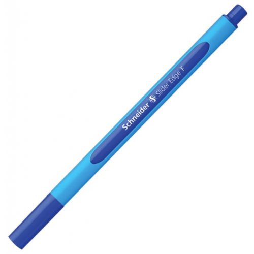 Ручка шариковая SCHNEIDER Slider Edge F, СИНЯЯ, трехгранная, 0,8 мм, линия письма 0,4 мм