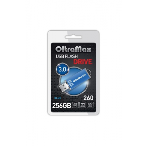 Флешка Oltramax 260 256ГБ Blue (OM-256GB-260-Blue)