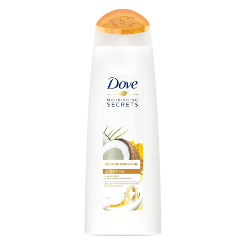 Шампунь Dove NOURISHING SECRETS Восстановление с куркумой и кокосовым маслом 250 мл