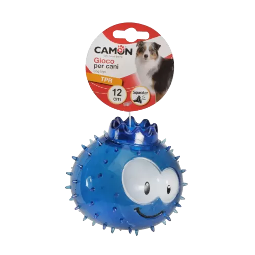 Игрушка для собак Camon мяч резиновый с глазами, 12 см