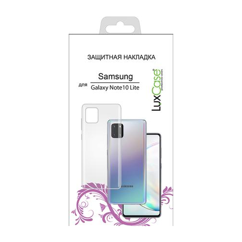 Чехол LuxCase для Samsung Galaxy Note 10 Lite Transparent
