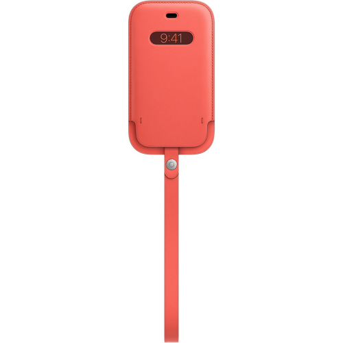 Чехол Apple Leather MagSafe Pink Citrus для iPhone 12 Pro Max (MHYF3ZE/A)