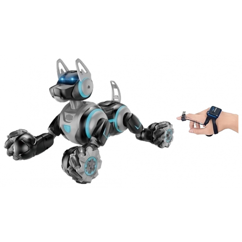 Робот собака-перевертыш CS Toys Dog с пультом в виде наручных часов