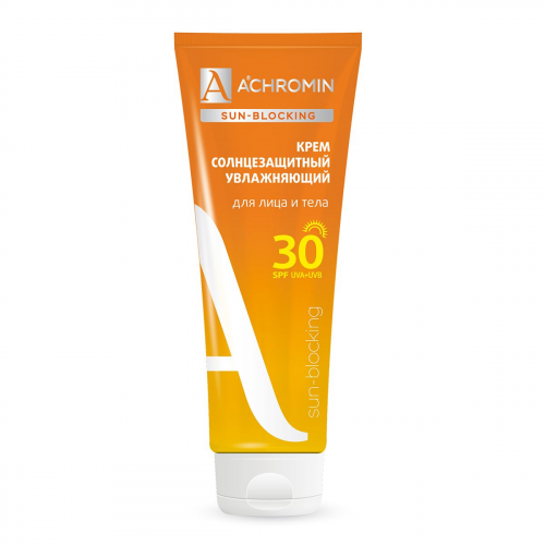 Крем солнцезащитный Achromin для лица и тела SPF 30, 250 мл