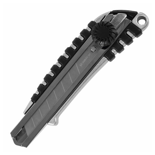 Нож канцелярский 18 мм BRAUBERG "Metallic" 237159