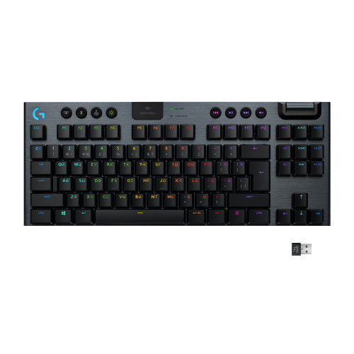 Беспроводная игровая клавиатура Logitech G915 TKL LIGHTSPEED RGB (920-009536) Black