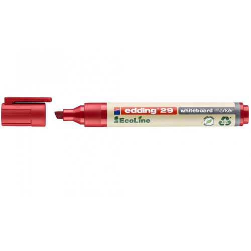 Маркер для досок Edding 29/2 Ecoline, 1-5 мм, красный, скош. наконеч 1183260
