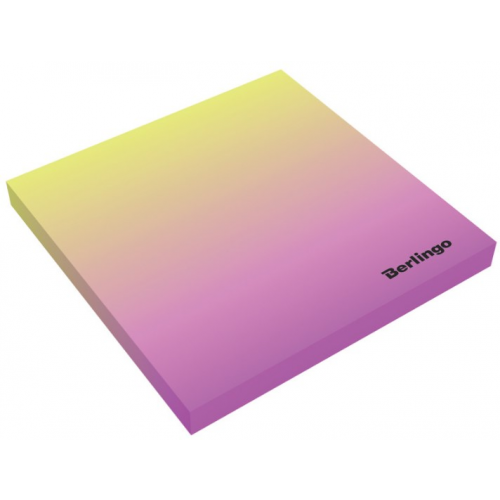 Самоклеящийся блок "Ultra Sticky. Radiance", 75x75 мм, 50 листов, цвет: желтый, розовый