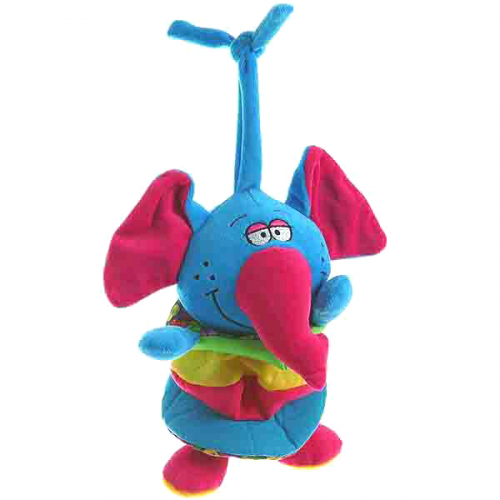 Мягкая игрушка-погремушка Слон, 14 см Bondibon