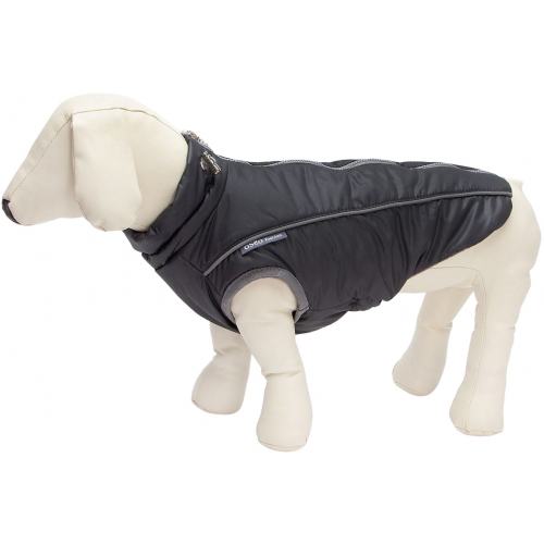 Жилет для собак OSSO Fashion Аляска, унисекс, серый, длина спины 35 см