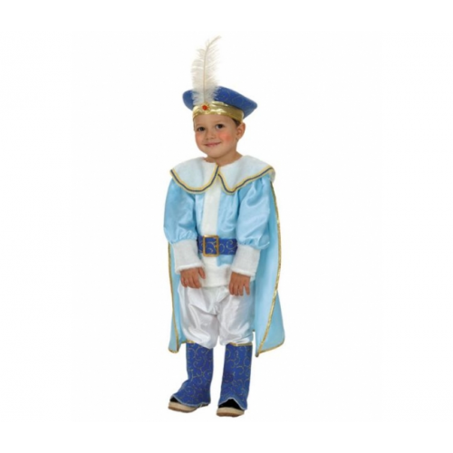 Карнавальный костюм Snowmen Принц в голубом, размер 3-4