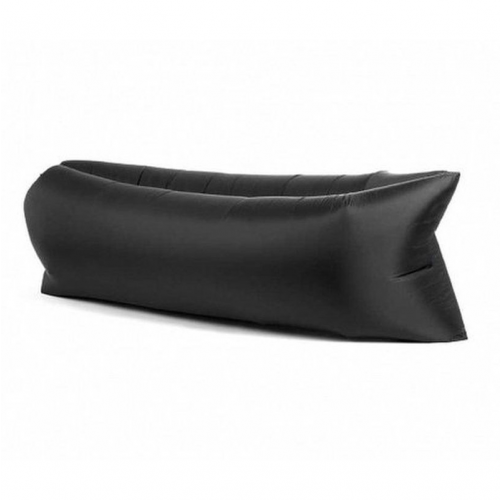 Надувной ламзак лежак диван для отдыха шезлонг Baziator BG0112 120x60x50 см черный