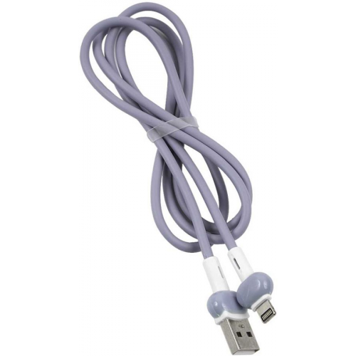 Кабель REDLINE Candy, Lightning (m), USB A(m), 1м, фиолетовый [ут000021992]