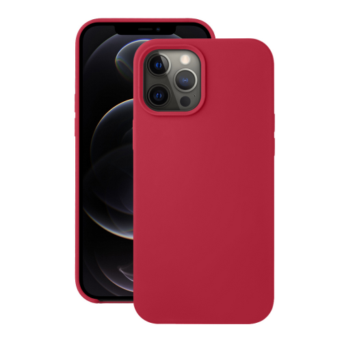 Чехол DEPPA Liquid Silicone, для Apple iPhone 12 Pro Max, красный