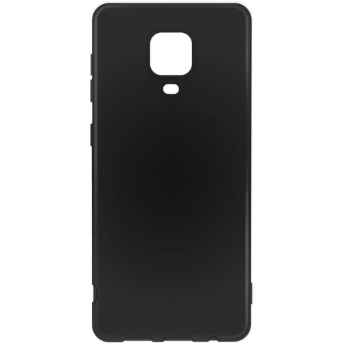 Чехол BORASCO для Xiaomi Redmi Note 9S/9 Pro, черный (матовый)