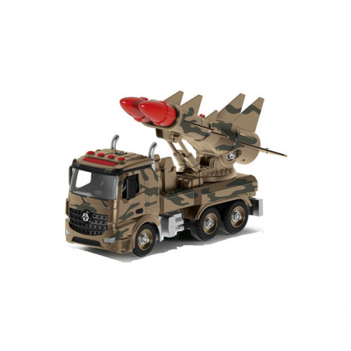 Машина-конструктор, фрикционная Военная (2 ракеты) Funky Toys