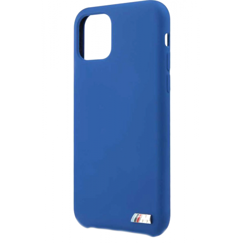 Чехол BMW Silicon case, для Apple iPhone 11 Pro Max, синий