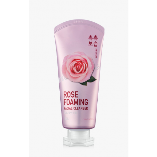 Пенка для умывания IOU foaming facial cleanser Rose Роза, 150 мл