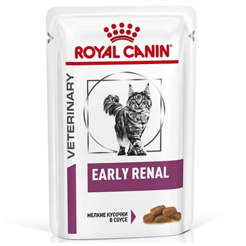 Влажный корм для кошек ROYAL CANIN EARLY RENAL , курица, 85г