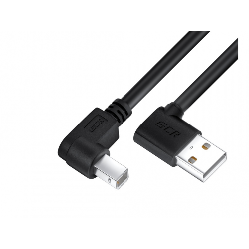 Аксессуар GCR USB 2.0 AM - BM 1.0m Black GCR-52515